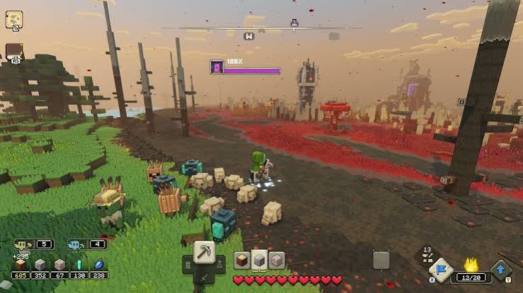 Minecraft Legends Deluxe Edition Switch NSP screenshot