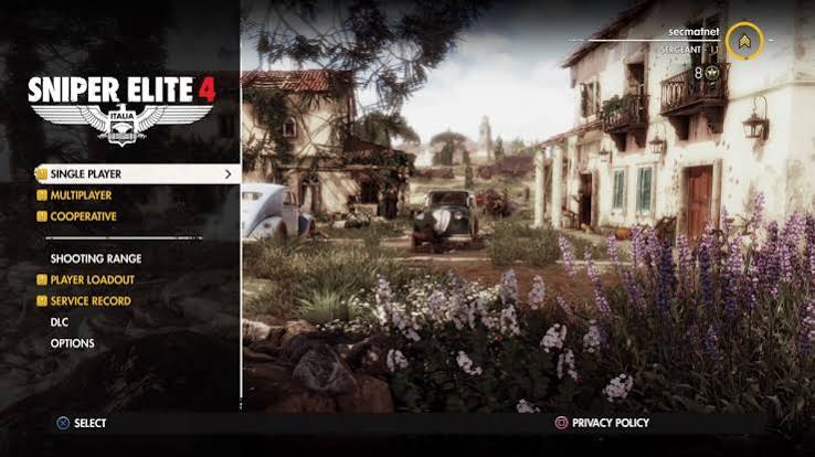 Sniper Elite 4 Switch NSP ROM XCI v1.0.3 Download screenshot