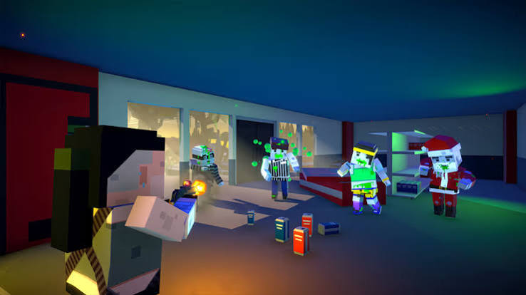 Zombie Blocks Pixel Shooter Gun Switch NSP ROM XCI v1.0 Download screenshot